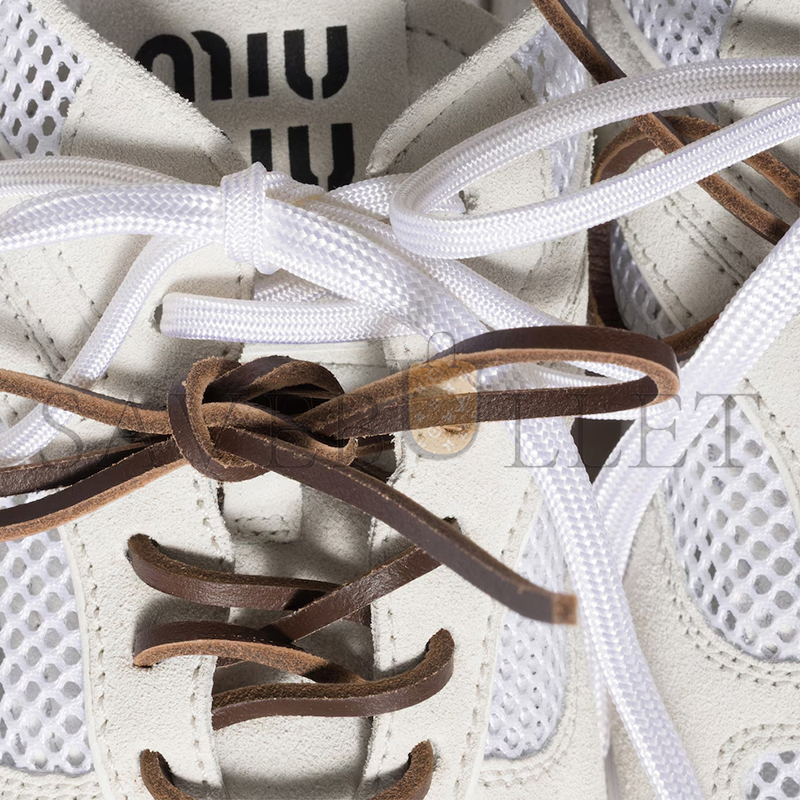 MIU MIU GYMNASIUM MESH AND SUEDE SNEAKERS 5E589E MIU MIU GYMNASIUM MESH AND SUEDE SNEAKERS 5E589E